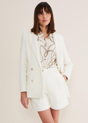 Phase Eight Auden Cream Jackets Cream Canada | DYPXIJ-286